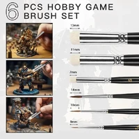 Kolinsky Brush & Drybrush Set 6 Brushes