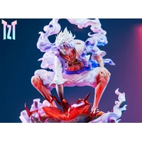 TZT Studio One Piece Nika Luffy 2nd Gear Explosion LED GK Resin Statue