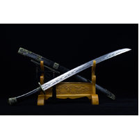 Black Wind Wooden Sheath Qing Dynasty Saber