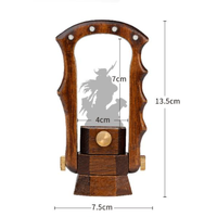 Night Works U-Shaped Miniature Wooden Painting Handle