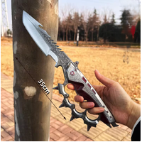 Delta Force Game Merch: Creed S7 Knuckle Knife – 35cm Large Scale Alloy