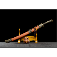 Kirin Manganese Steel Qing Dynasty Sword