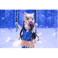 Demon Slayer Kamado Nezuko Cosplay Hashibira Inosuke Figure