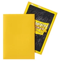 Sleeves - Dragon Shield Japanese- Box 60 - Yellow MATTE