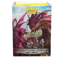 Sleeves - Dragon Shield - Box 100 - MATTE Art - Fathers Day Dragon 2020