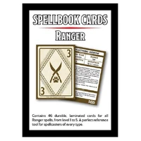 D&D Spellbook Cards Ranger Deck (46 Cards) Revised 2017 Edition