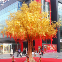 Artificial Golden Banyan Tree 1.8M