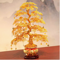 Handmade Woven Fortune Money Tree Decoration