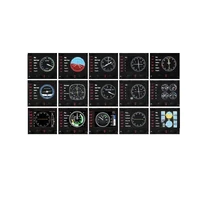 Logitech Flight Instrument Panel Professional Simulation LCD Multi-instrument Controller