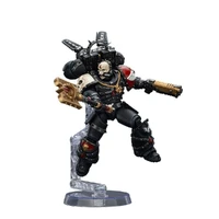 Warhammer Collectibles: 1/18 Scale Blood Angels Lemartes With Jump Pack;Blood Crozius