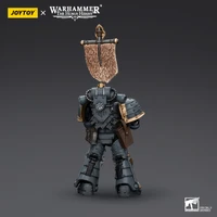 Warhammer Collectibles: 1/18 Scale Space Wolves Grey Slayer Pack Grey Slayer With Legion Vexilla