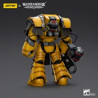 Warhammer Collectibles: 1/18 Scale Imperial Fists Legion Cataphractii Terminator Squad with Flamer