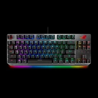 ASUS ROG STRIX SCOPE TKL/RD Wired Mechanical RGB Gaming Keyboard For FPS Games, Cherry MX Switches, Aluminum Frame, Aura Sync Lighting