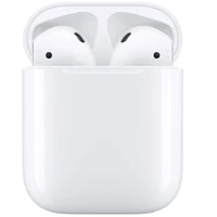 Apple AirPods with Charging Case - White - Dual beamforming microphones, Dual optical sensors, Rich, high-quality audio and voice