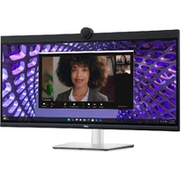 Dell P-Series 34" WQHD IPS Curved Video Conferencing Monitor