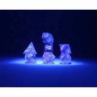 Sirius Dice - Purple Cloak & Dagger Dice Set 7