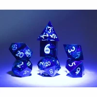 Sirius Dice - Black Cloak & Dagger Dice Set 7
