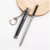 Mini Han Dynasty Sword 12cm Key Chain with Holder