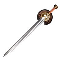 Lord of Rings - Rohan Herugrim Sword of Theoden with Wall Plaque
