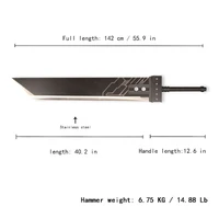 Final Fantasy VII Cloud's Buster Sword Stainless Steel Replica