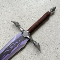 Solo Leveling Demon King's Longsword with Wall Plaque