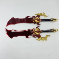 Solo Leveling Demon King's Daggers Stainless Steel Replica Includes Wall Plaque