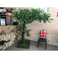 Artificial Green Banya Tree Side Extend Version 1.8M