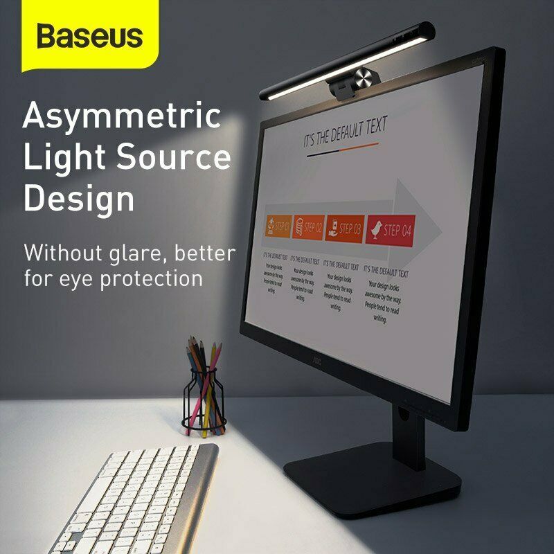 Baseus I Wok LED Desk Lamp Dimmable Office Computer Eye caring