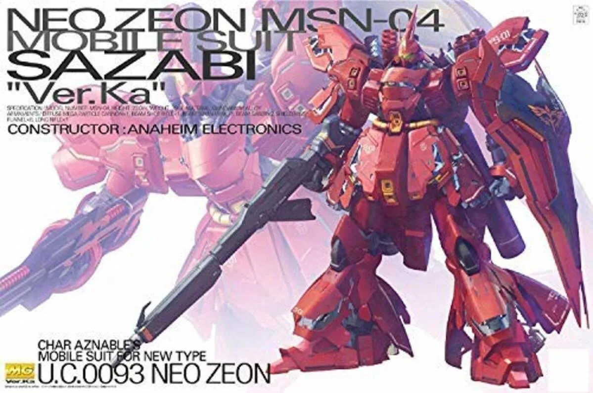 NEOZEON MSN-04 SAZABI 'Ver.Ka' ガンプラ Gunpla MG 1/100 Neo Zeon MSN-04 Sazabi Ver.Ka