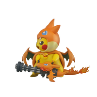 Sun Studio Pokemon Pikachu Cosplay Charizard Y Resin Figure