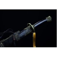 Black Wind Wooden Sheath Qing Dynasty Saber