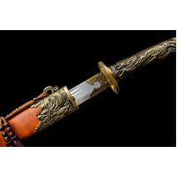 Kirin Manganese Steel Qing Dynasty Sword