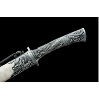 Yin-Yang Manganese Steel Qing Dynasty Sword