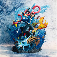 Pokemon Ash Ketchum & Greninja Family Figure