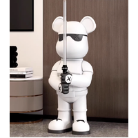 Bearbrick Hajime Lightsaber White 94cm Figure with LED