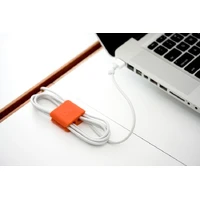 Bluelounge CableClip Medium (Grey/Orange)