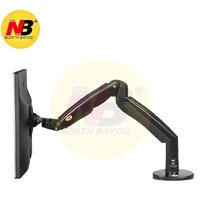 NB North Bayou F100A Monitor Desk Mount Full Motion Swivel Monitor Arm with Gas Spring for 22''-35''Monitors from 3kg to 12kg -Black
