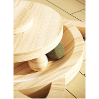 Interactive Cat Toy with Freeze-Dried Food Dispenser