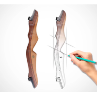 Huwairen Jinghong Recurve Bow 32lbs Right Handed Beginner Package