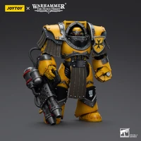 Warhammer Collectibles: 1/18 Scale Imperial Fists Legion Cataphractii Terminator Squad with Flamer