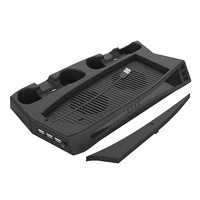 Playstation 5 Stand with Cooling Fan and Controller Charging Dock