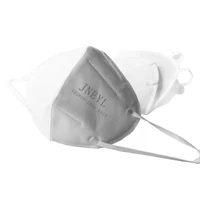 KN95 Protective Facemask 95% Filtration CE Certified Anti Dust/Droplet 4 Layer 3D Respirator 5 Pack