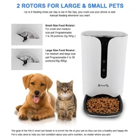 6L Automatic Pet Feeder Wi-Fi Enabled Night Light Camera Smart Dog Cat Feeder with App
