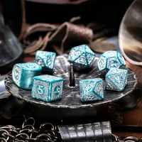 Q Workshop Viking Modern Mjolnir Dice Set 7