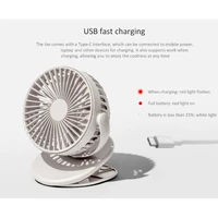 Solove F3 Clip-on Mini Fan -Grey