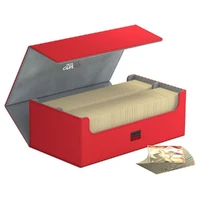 Ultimate Guard Arkhive Flip Case 800+ Standard Size XenoSkin Red Deck Box