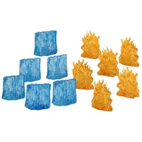 Dungeons & Dragons Spell Effects Wall of Fire & Wall of Ice Pre Painted Miniature Pack