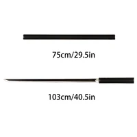 Naruto: Sasuke Uchiha's Kusanagi Sword Replica – Full Metal Construction, Black Concave Scabbard with Emblem