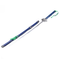 Blue Exorcist: Rin Okumura's Kurikara Demon-Slaying Katana Replica (26-Inch) – Deep Blue Scabbard and Hilt