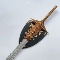 Elden Ring Leda's Sword Stainless Steel Replica with Wall Plaque